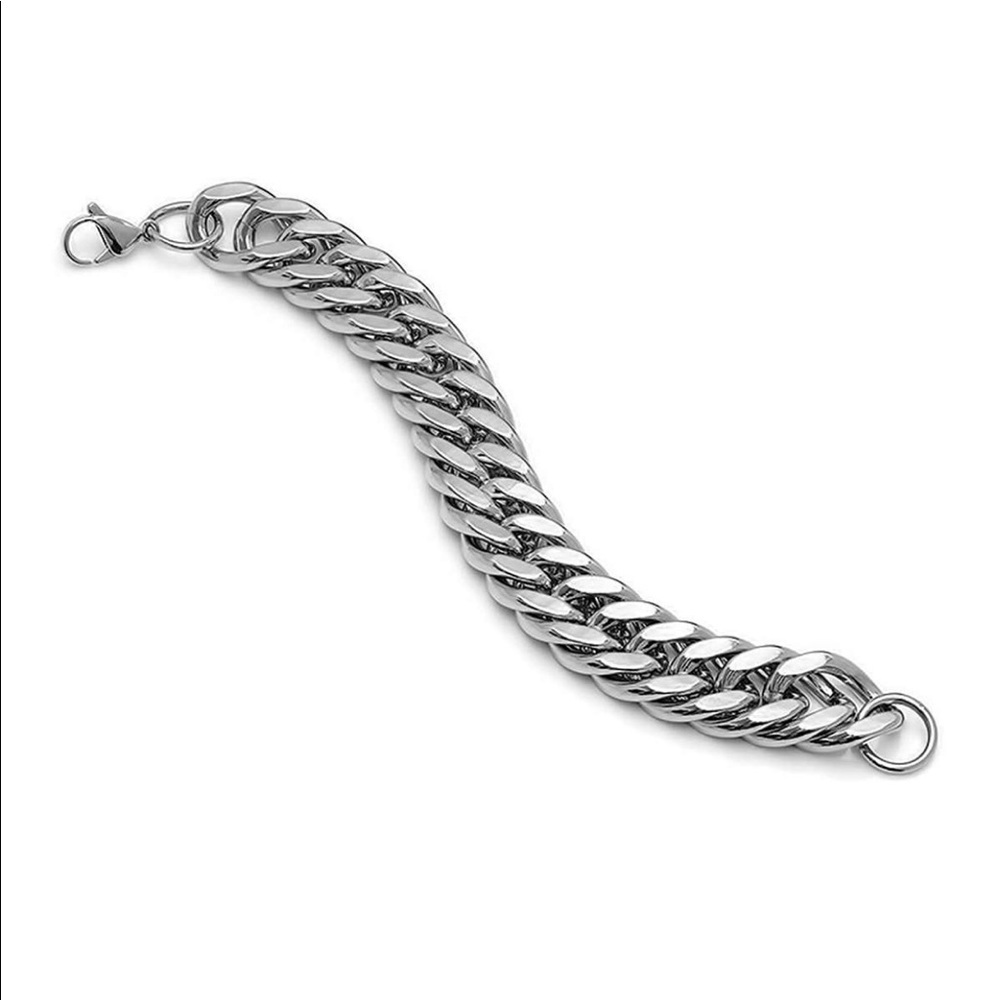 Curb link bracelet